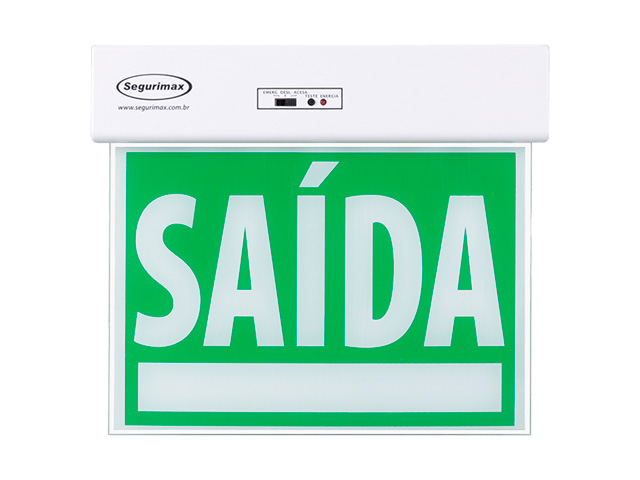 Sinalizador Saída de Emergência Slim 38533