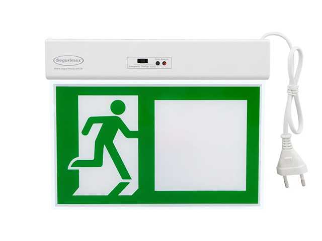 Sinalizador Saída de Emergência Slim 38533